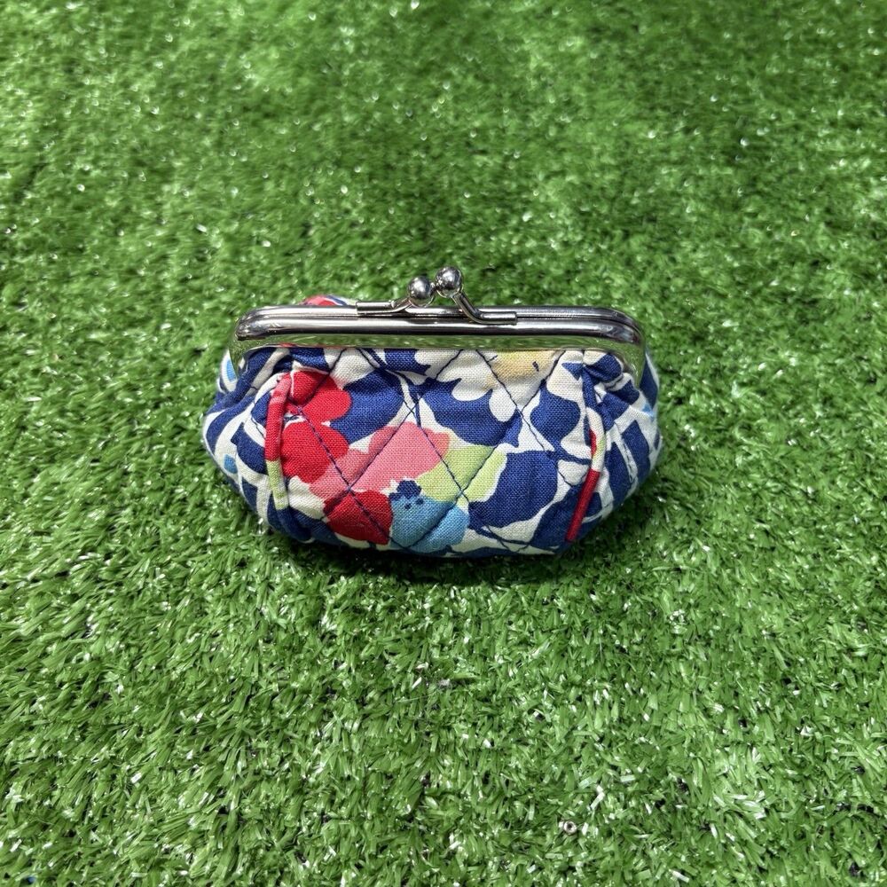 Vera Bradley Change Coin purse Floral Multi Color Summer Cottage